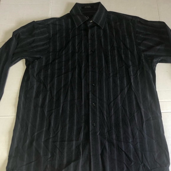 Calvin Klein 15 1/2 32/33 Large Black And White St - Picture 3 of 6